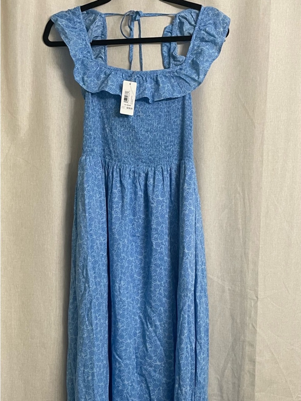 johnnie-O Light Blue Paisley Maxi Skirt